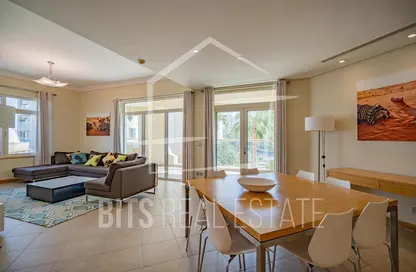 Apartment - 2 Bedrooms - 3 Bathrooms for rent in Al Das - Shoreline Apartments - Palm Jumeirah - Dubai