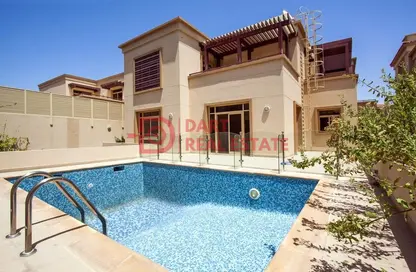 Pool image for: Villa - 5 Bedrooms - 6 Bathrooms for rent in Golf Gardens - Khalifa City - Abu Dhabi, Image 1