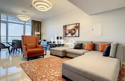 Living Room image for: Apartment - 3 Bedrooms - 3 Bathrooms for rent in Artesia B - Artesia - DAMAC Hills - Dubai, Image 1
