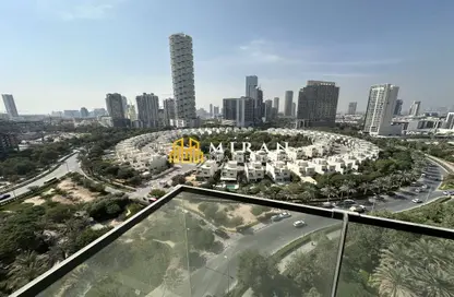 شقة - غرفة نوم - 2 حمامات للايجار في اكا ريزيدنس - قرية الجميرا سركل - دبي