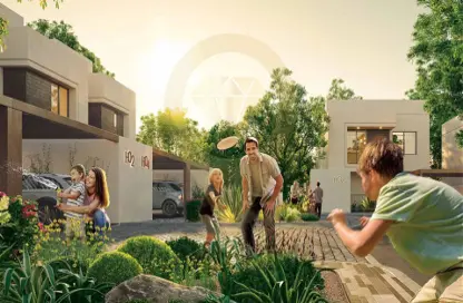 Garden image for: Townhouse - 3 Bedrooms - 4 Bathrooms for sale in Noya Viva - Noya - Yas Island - Abu Dhabi, Image 1
