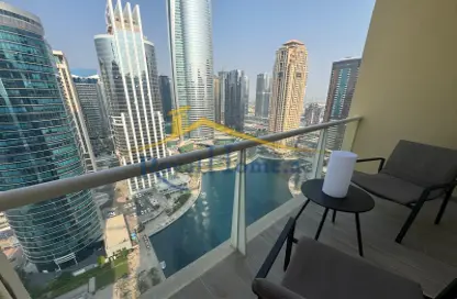 شقة - 1 حمام للايجار في ليك فيو - (JLT) مجمع B - أبراج بحيرة الجميرا - دبي