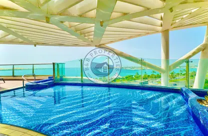 Duplex - 2 Bedrooms - 4 Bathrooms for rent in Al Reef Tower - Corniche Road - Abu Dhabi