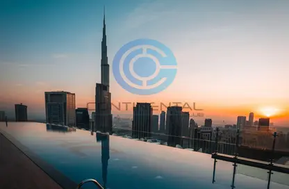 النزل و الشقق الفندقية - استوديو - 1 حمام للبيع في فندق ومساكن برج باراماونت - الخليج التجاري - دبي