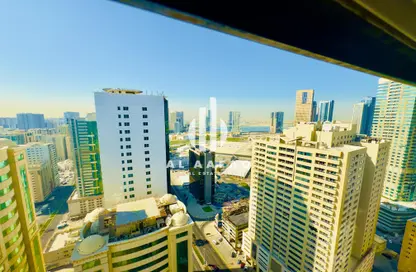 شقة - غرفة نوم - 2 حمامات للايجار في برج الممزر - الممزر - الشارقة - الشارقة
