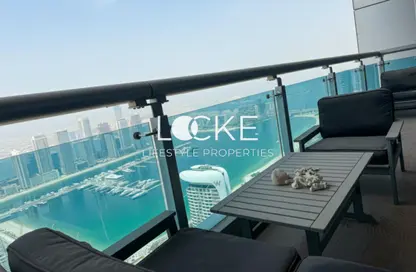 Apartment - 2 Bedrooms - 3 Bathrooms for rent in Princess Tower - Dubai Marina - Dubai