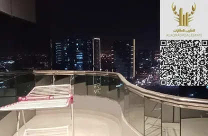 Apartment - 2 Bedrooms - 3 Bathrooms for rent in Conquer Tower - Sheikh Maktoum Bin Rashid Street - Ajman