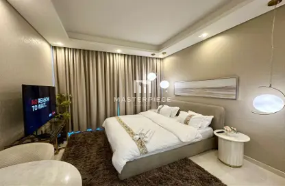 Room / Bedroom image for: Apartment - 1 Bathroom for rent in Waves Tower - Business Bay - Dubai, Image 1