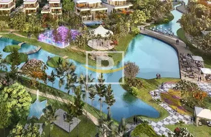 صورة لـ حوض سباحة تاون هاوس - 4 غرف نوم - 4 حمامات للبيع في موروكو داماك - داماك لاجونز - دبي ، صورة رقم 1