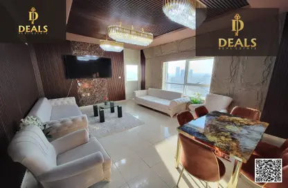 Apartment - 2 Bedrooms - 3 Bathrooms for sale in Orient Towers - Al Bustan - Ajman