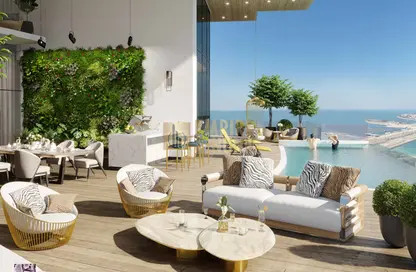 Terrace image for: Apartment - 2 Bedrooms - 3 Bathrooms for sale in Cavalli Casa Tower - Al Sufouh 2 - Al Sufouh - Dubai, Image 1