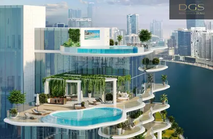 Apartment - 2 Bedrooms - 3 Bathrooms for sale in Chic Tower - Business Bay - Dubai