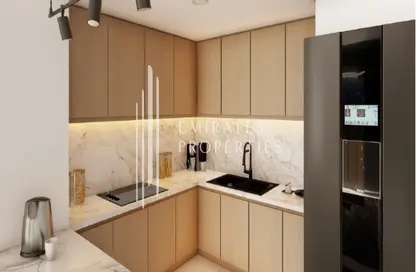 Kitchen image for: Apartment - 1 Bedroom - 1 Bathroom for sale in Garden Residences - Emirates City - Ajman, Image 1