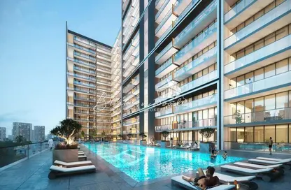 Pool image for: Apartment - 1 Bedroom - 2 Bathrooms for sale in Binghatti Amber - Jumeirah Village Circle - Dubai, Image 1