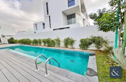 Pool image for: Villa - 5 Bedrooms - 6 Bathrooms for sale in Chorisia 2 Villas - Al Barari - Dubai, Image 1