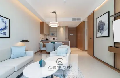 Living / Dining Room image for: Apartment - 2 Bedrooms - 2 Bathrooms for rent in The Address Residences Dubai Opera - Downtown Dubai - Dubai, Image 1
