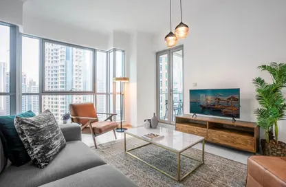 شقة - غرفة نوم - 2 حمامات للايجار في برج ريزيدنس - دبي وسط المدينة - دبي