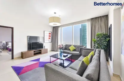 Living Room image for: Hotel  and  Hotel Apartment - 1 Bedroom - 2 Bathrooms for rent in Nassima Tower - Sheikh Zayed Road - Dubai, Image 1