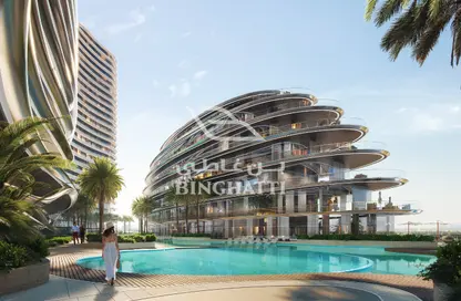 Retail - Studio - 2 Bathrooms for sale in Binghatti Aquarise - Business Bay - Dubai