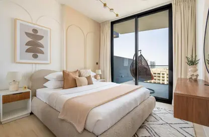 Apartment - 1 Bedroom - 2 Bathrooms for rent in Binghatti Crest - Jumeirah Village Circle - Dubai