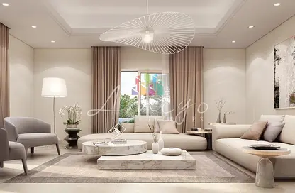 Living Room image for: Villa - 5 Bedrooms - 7 Bathrooms for sale in Fay Alreeman - Al Shamkha - Abu Dhabi, Image 1