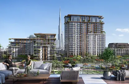 Outdoor Building image for: Apartment - 1 Bedroom - 2 Bathrooms for sale in Laurel - Central Park at City Walk - City Walk - Dubai, Image 1