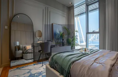 شقة - غرفة نوم - 2 حمامات للايجار في 3 شقة بناية - مساكن بلوواترز - بلوواترز - دبي