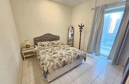 شقة - غرفة نوم - 2 حمامات للايجار في برج الكريكت - مدينة دبي الرياضية - دبي شقة - غرفة نوم - 2 حمامات للايجار في برج الكريكت - مدينة دبي الرياضية - دبي