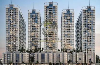 Apartment - 1 Bedroom - 2 Bathrooms for sale in Ajman Creek Towers - Al Rashidiya 1 - Al Rashidiya - Ajman