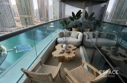 شقة - غرفة نوم - 2 حمامات للبيع في برج كونكورد - (JLT) مجمع H - أبراج بحيرات الجميرا - دبي