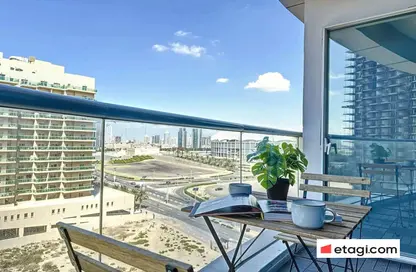 Apartment - 1 Bedroom - 2 Bathrooms for sale in Hub Canal 1 - Hub-Golf Towers - Dubai Sports City - Dubai