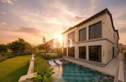 Villa - 5 Bedrooms - 6 Bathrooms for sale in Sienna Lakes - Jumeirah Golf Estates - Dubai