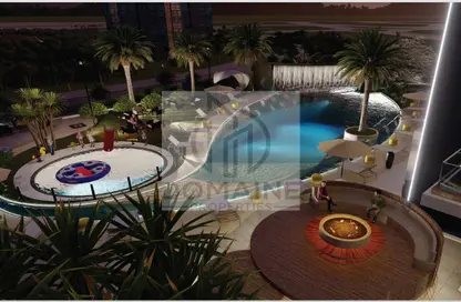 صورة لـ حوض سباحة شقة - 3 غرف نوم - 4 حمامات للبيع في ذا سينترال داون تاون - ارجان - دبي ، صورة رقم 1