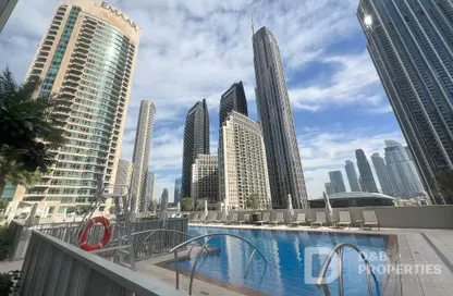 Pool image for: Apartment - 1 Bedroom - 1 Bathroom for rent in Forte 2 - Forte - Downtown Dubai - Dubai, Image 1
