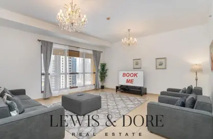 Apartment - 3 Bedrooms - 4 Bathrooms for rent in Amwaj 4 - Amwaj - Jumeirah Beach Residence - Dubai