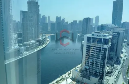 Office Space - Studio - 1 Bathroom for rent in Churchill Executive Tower - Churchill Towers - Business Bay - Dubai