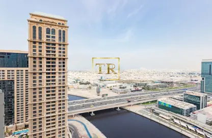 شقة - غرفة نوم - 2 حمامات للايجار في برج نورا - مدينة الحبتور - الخليج التجاري - دبي