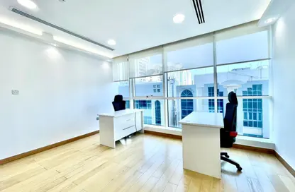Office Space - Studio - 2 Bathrooms for rent in Hanging Garden Tower - Al Danah - Abu Dhabi Office Space - Studio - 2 Bathrooms for rent in Hanging Garden Tower - Al Danah - Abu Dhabi