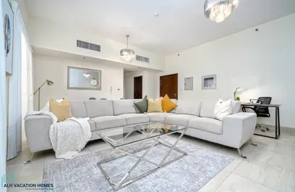 Living Room image for: Apartment - 2 Bedrooms - 3 Bathrooms for rent in Azizi Orchid - Al Furjan - Dubai, Image 1
