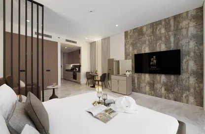 Apartment - Studio - 1 Bathroom for rent in Peninsula Five - Peninsula - Business Bay - Dubai