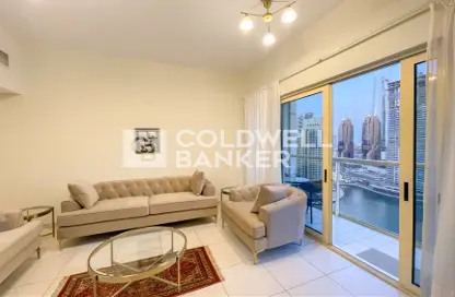 Apartment - 1 Bedroom - 1 Bathroom for rent in Marina View Tower A - Marina View - Dubai Marina - Dubai