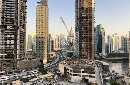 شقة - غرفة نوم - 2 حمامات للايجار في سكاي فيو - دبي مارينا - دبي