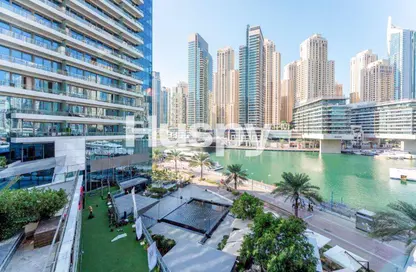 Apartment - 1 Bedroom - 2 Bathrooms for rent in Silverene Tower B - Silverene - Dubai Marina - Dubai