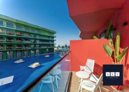 Balcony image for: Hotel and Hotel Apartment - 1 bathroom for sale in Cote D' Azur Hotel - The Heart of Europe - The World Islands - Dubai, Image 1