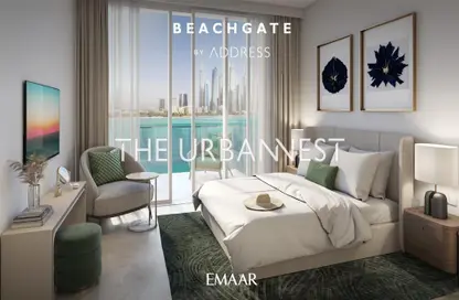 Apartment - 2 Bedrooms - 2 Bathrooms for sale in Beachgate by Address - EMAAR Beachfront - Dubai Harbour - Dubai