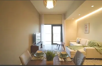 صورة لـ غرفة المعيشة / غرفة الطعام شقة - غرفة نوم - 2 حمامات للبيع في برج بارك فيو - قرية الجميرا سركل - دبي ، صورة رقم 1