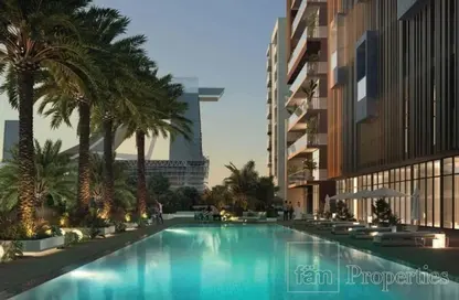 صورة لـ حوض سباحة شقة - 1 حمام للبيع في عزيزي ريفيرا - ميدان واحد - ميدان - دبي ، صورة رقم 1