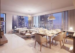 Living / Dining Room image for: Apartment - 3 bedrooms - 4 bathrooms for sale in Forte 1 - Forte - Downtown Dubai - Dubai, Image 1