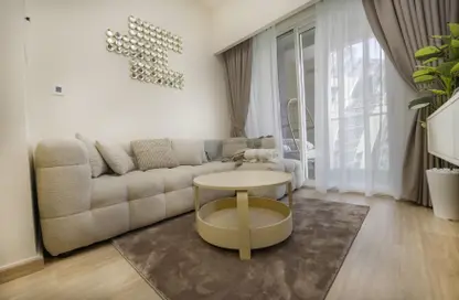 Living Room image for: Apartment - 1 Bedroom - 1 Bathroom for rent in Vera Residences - Business Bay - Dubai, Image 1