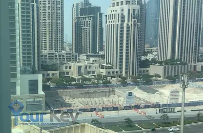 مكتب - استوديو - 1 حمام للايجار في برج كلوفر - الخليج التجاري - دبي